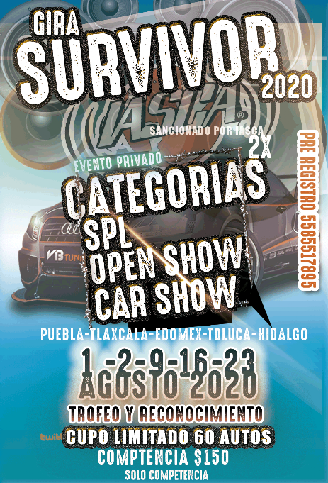 Gira Survivor 2020 Car Fest 